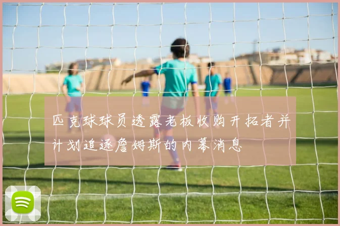 匹克球球员透露老板收购开拓者并计划追逐詹姆斯的内幕消息